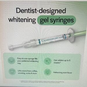 Whitening Gel Syringe – Mint (Single Syringe)
